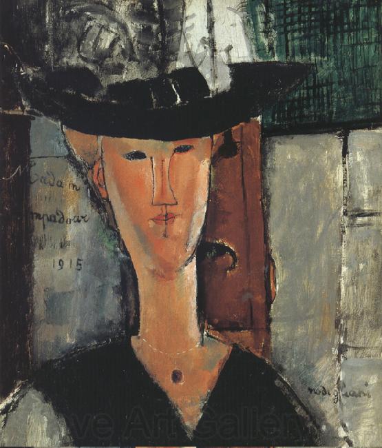 Amedeo Modigliani Madam Pompadour (mk39) Germany oil painting art